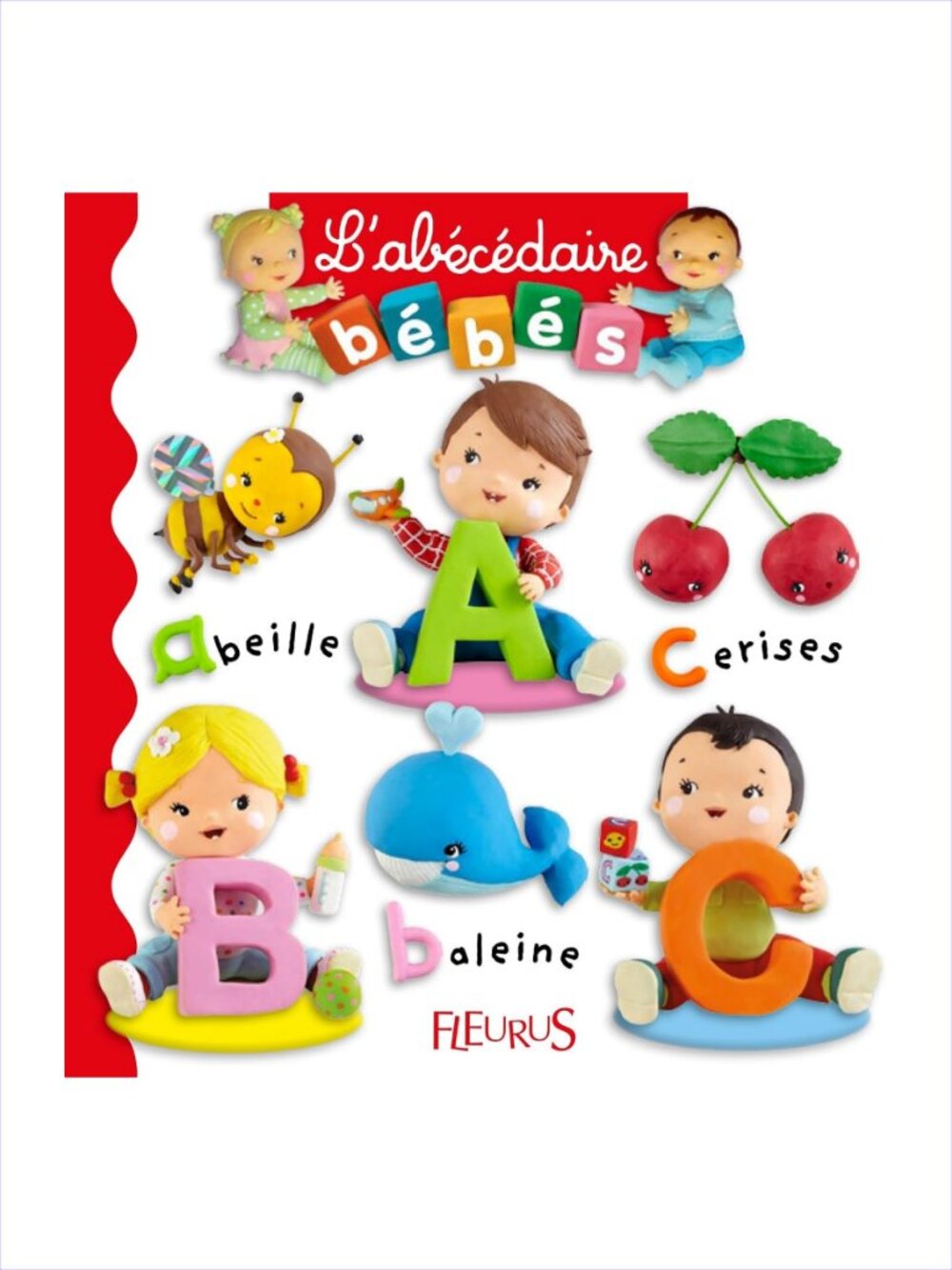 Alphabet of Babies Hardcover Board Pages Abecedaire des Bebes (French) Brand New